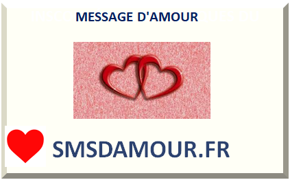 MESSAGE D'AMOUR